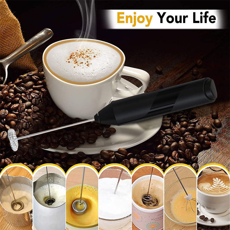 Wireless Mini Electric Milk Foamer Blender Handheld Coffee Whisk Mixer Egg Beater Cappuccino Frother Kitchen Whisk Tools