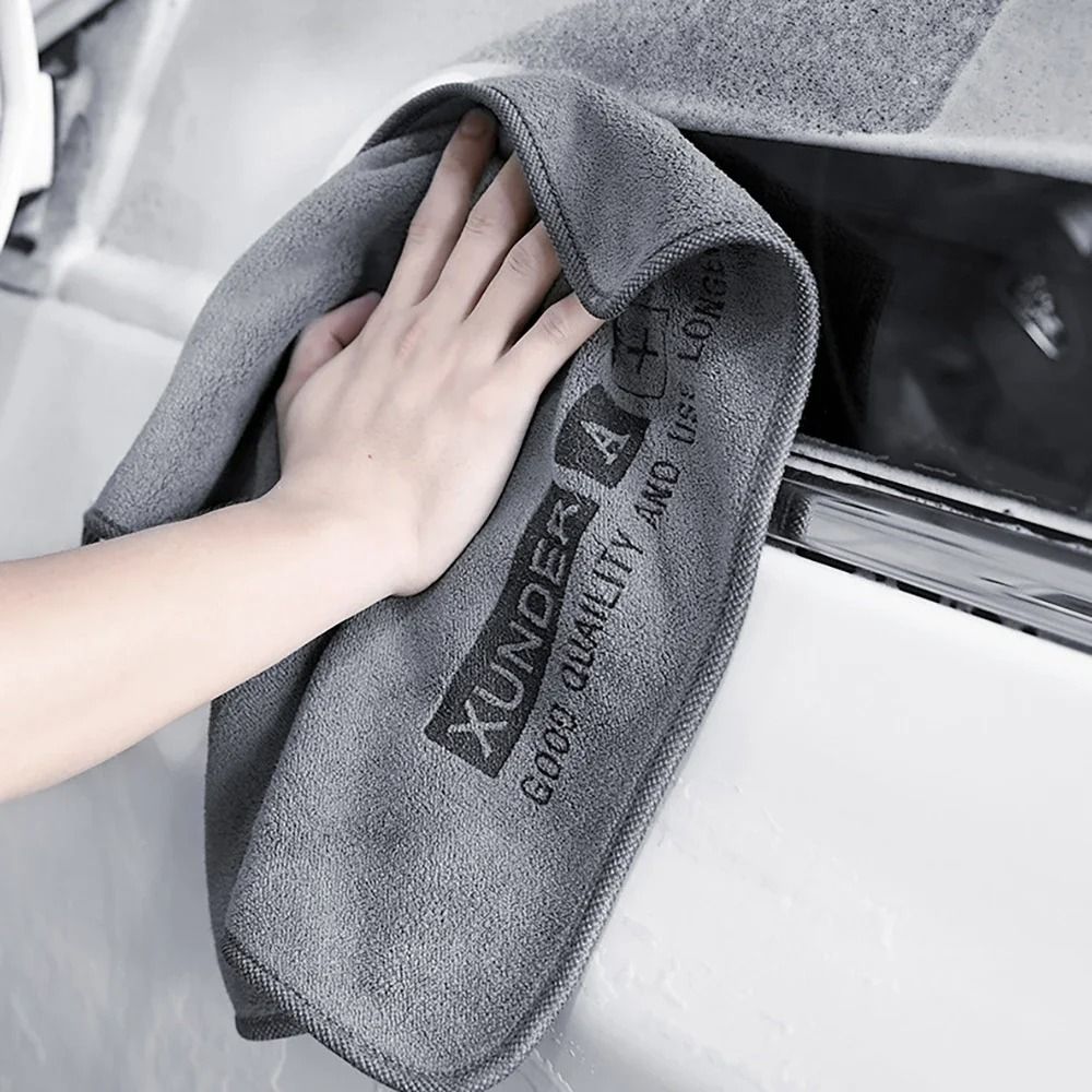 Microfiber Car Washing Towel for Drying and Auto Detailing with High Absorption Cleaning Cloth