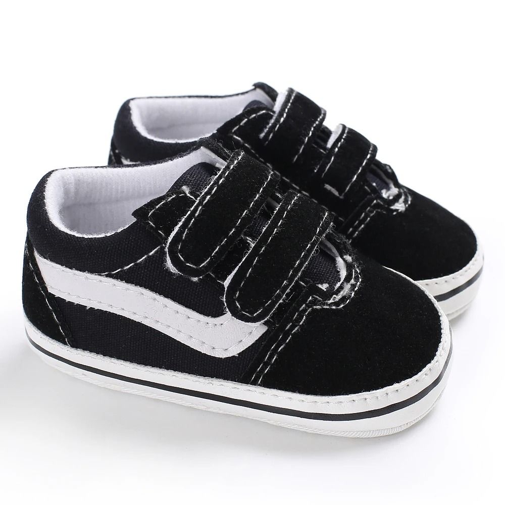 Soft Canvas Baby Walking Shoes with Flexible Sole