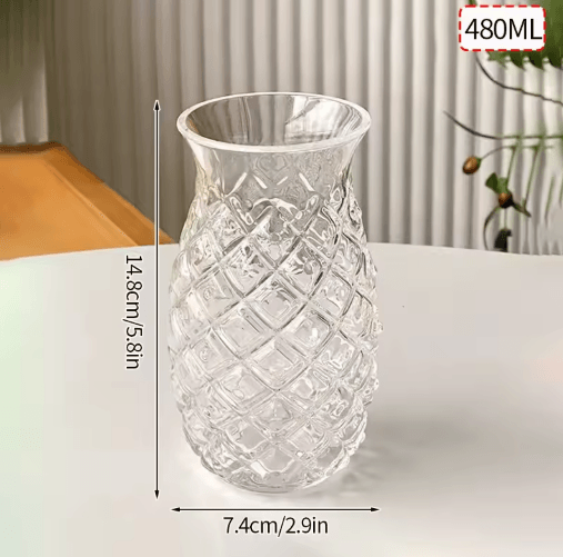 RippleWave Transparent Drinking Glass – Creative Wave Iced Coffee Tumbler