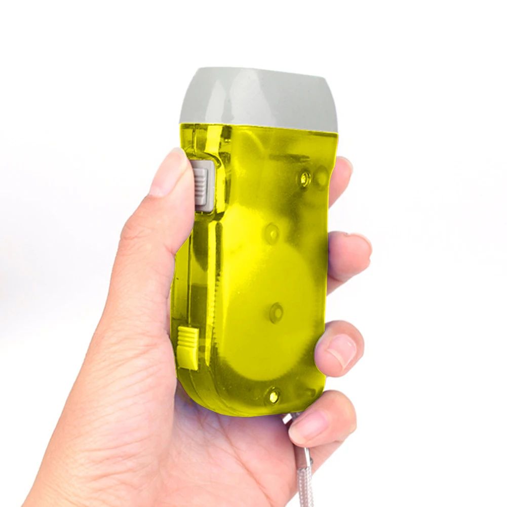 Hand Press Dynamo LED Emergency Flashlight