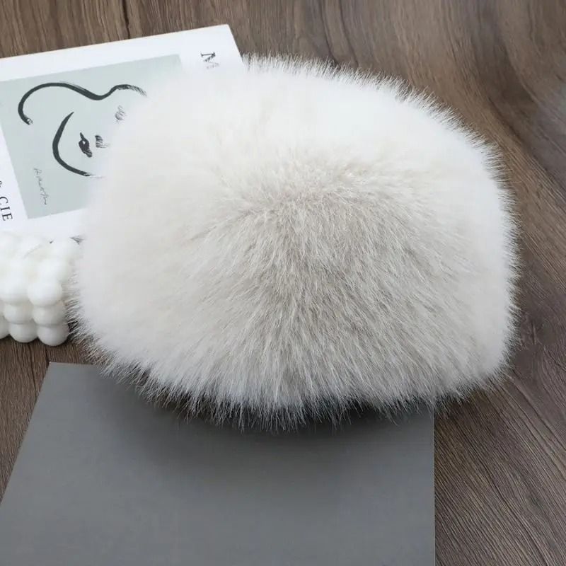 Luxury Faux Mink Thermal Fishermans Hat