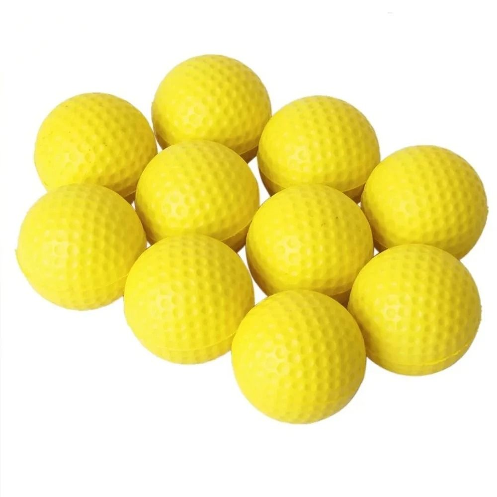 Foam Golf Practice Balls for Indoor and Outdoor Training (10 Pack)