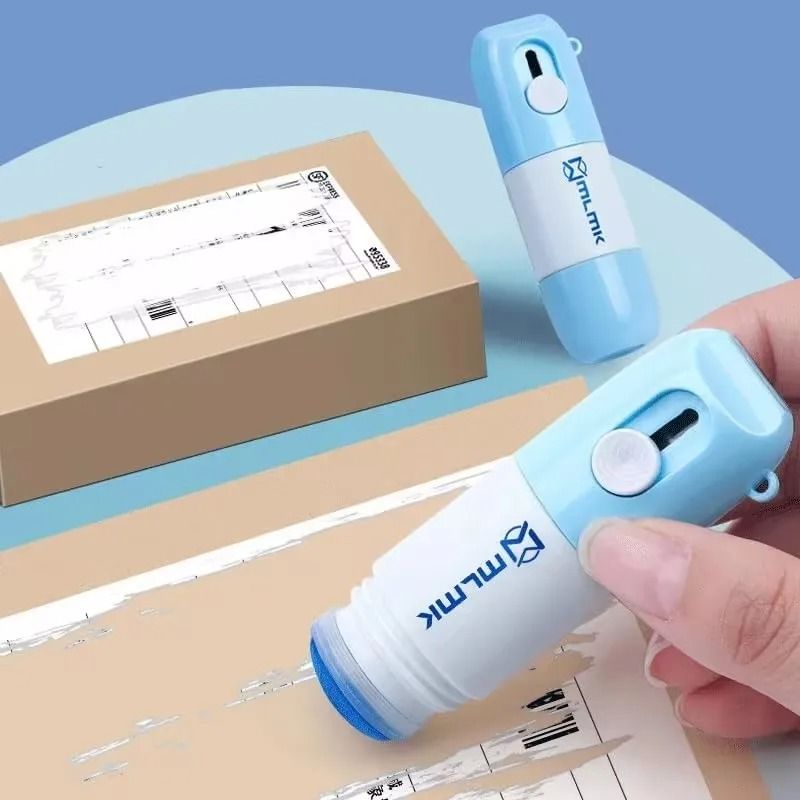 2-in-1 Privacy Protection Eraser and Mail Opener Correction Fluid Tool