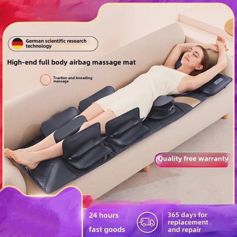 Upgrade Large Area Full Body Massage Mattress with Heating Lumbar Support