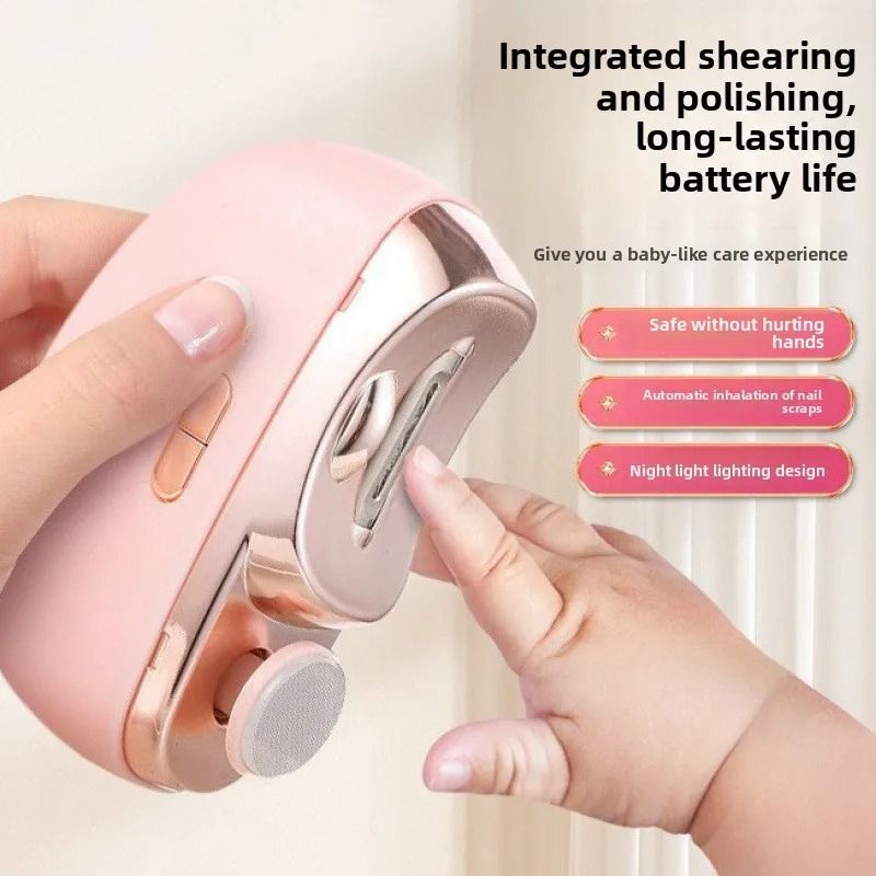 Electric Automatic Nail Clipper With Light