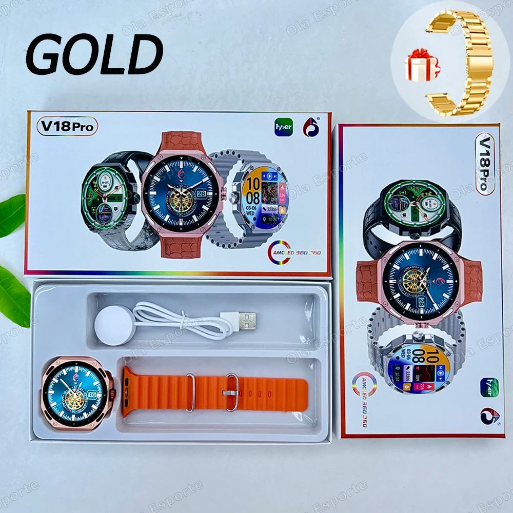 Smart Fitness Watch with AMOLED Display
