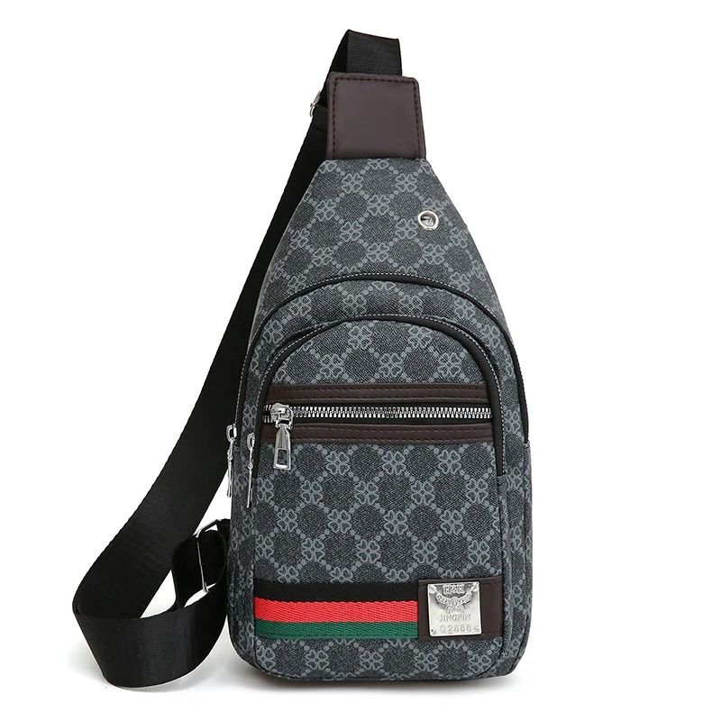 Mens Multifunction Messenger Chest Bag Casual Crossbody Shoulder Bag