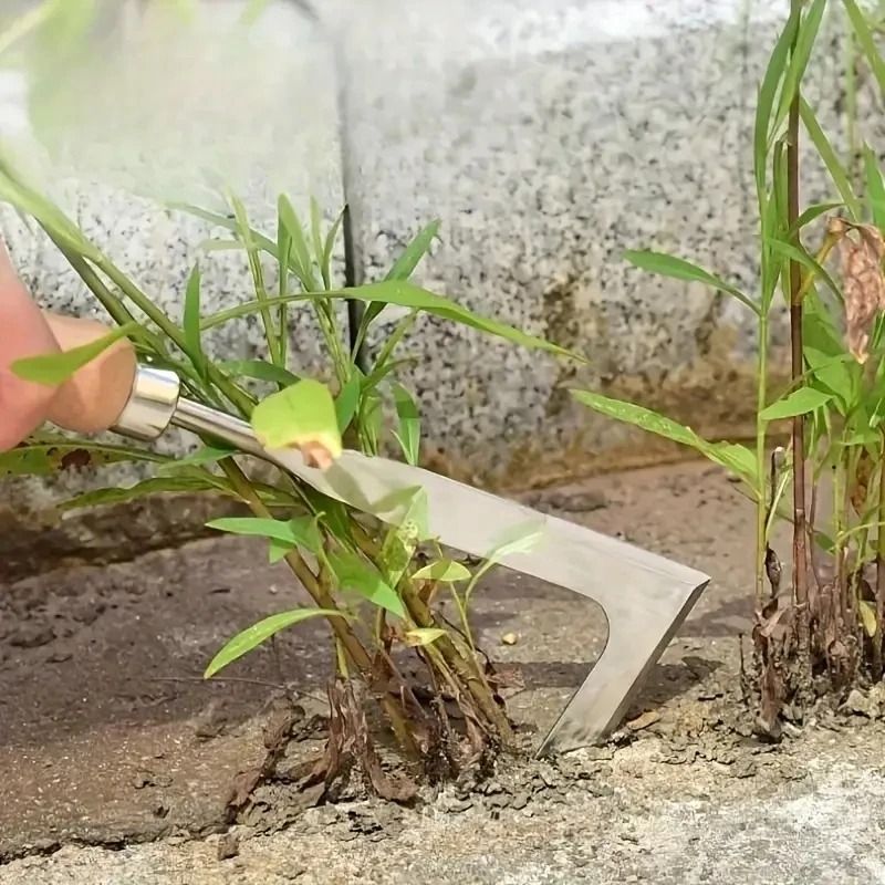 Heavy Duty Carbon Steel Weeding Shovel with Ergonomic Grip