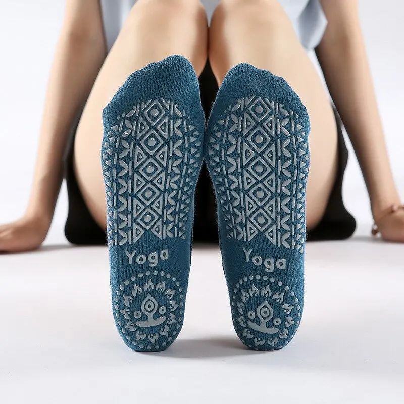 Women Non-Slip Pilates Socks – Breathable Grip Yoga & Barre Socks