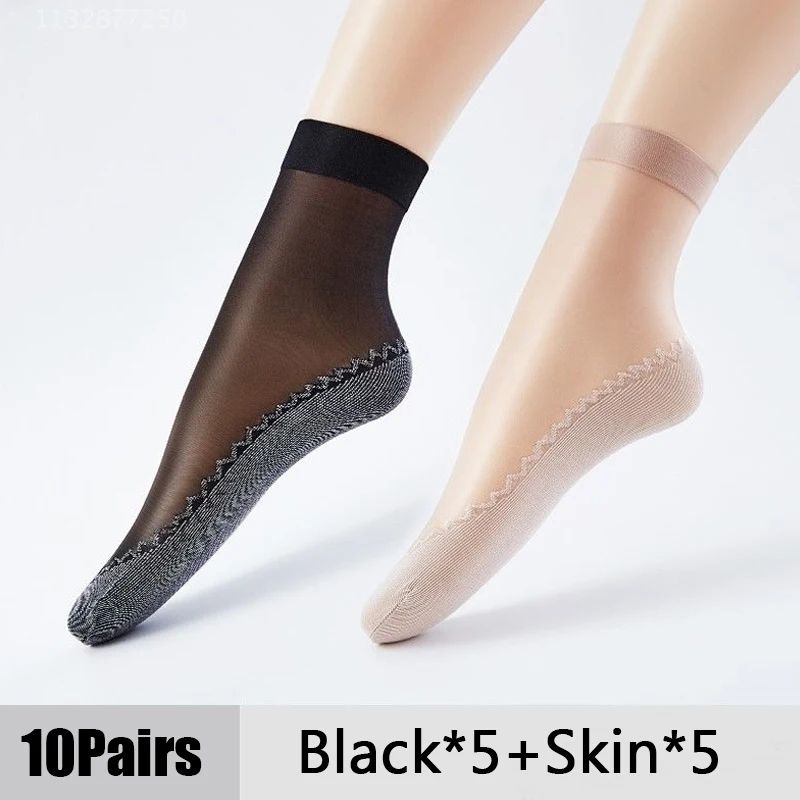 Women Ultrathin Breathable Invisible Socks Pack