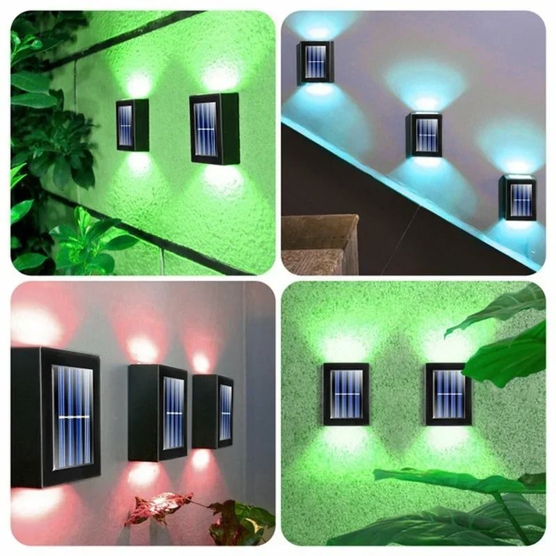 Solar Up and Down Outdoor Wall Light