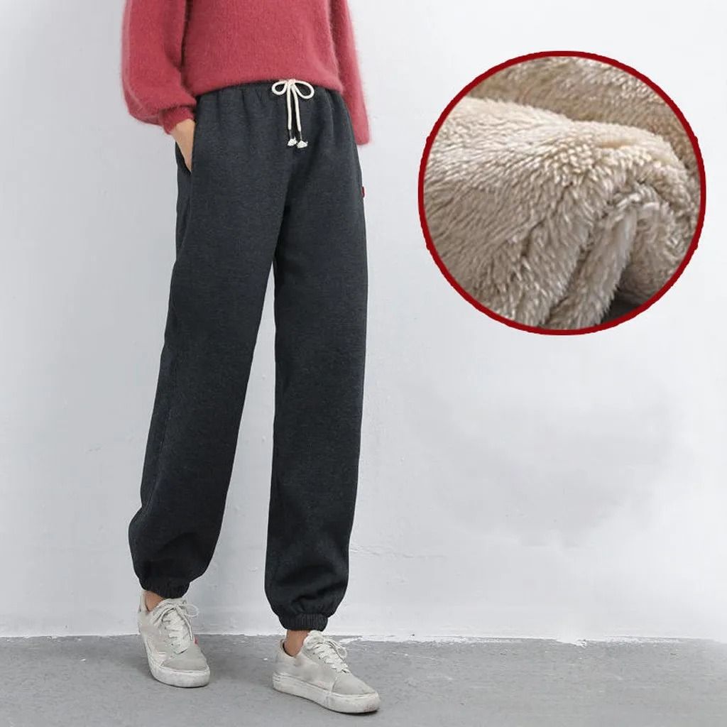 Women Winter Warm Leggings Thick Fleece Plus Size Pants