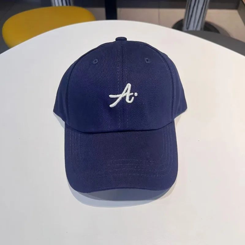 Retro 3D Letter Embroidered Baseball Cap – Adjustable Big Head Duckbill Hat