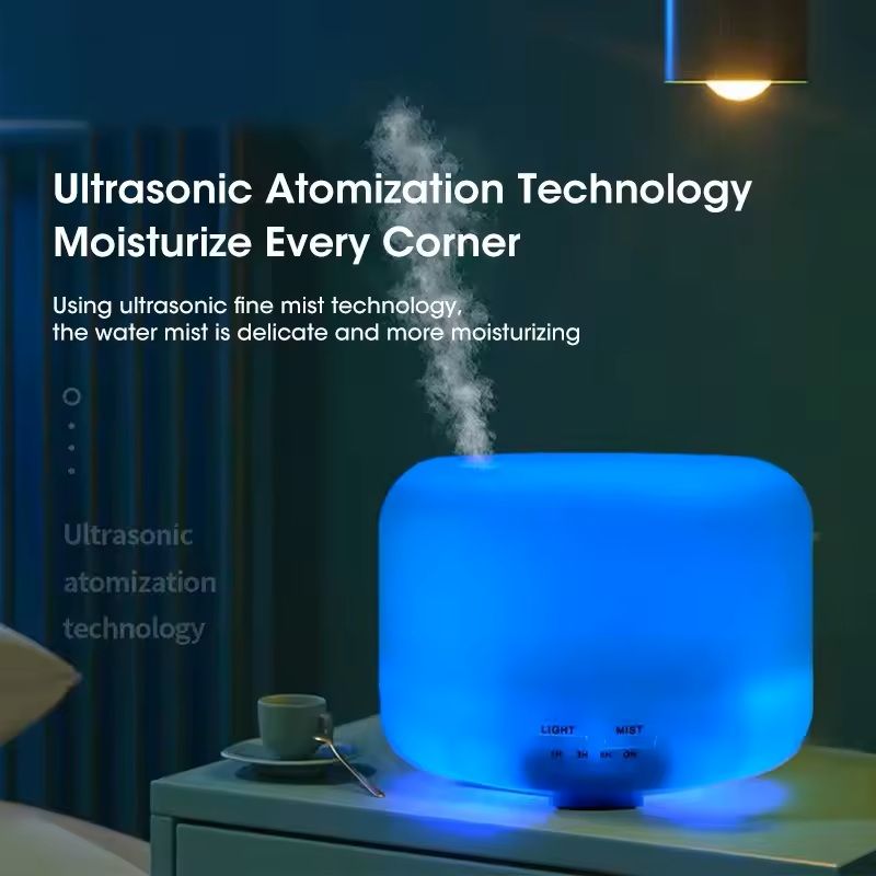 Mini USB Humidifier and Essential Oil Diffuser with Night Light