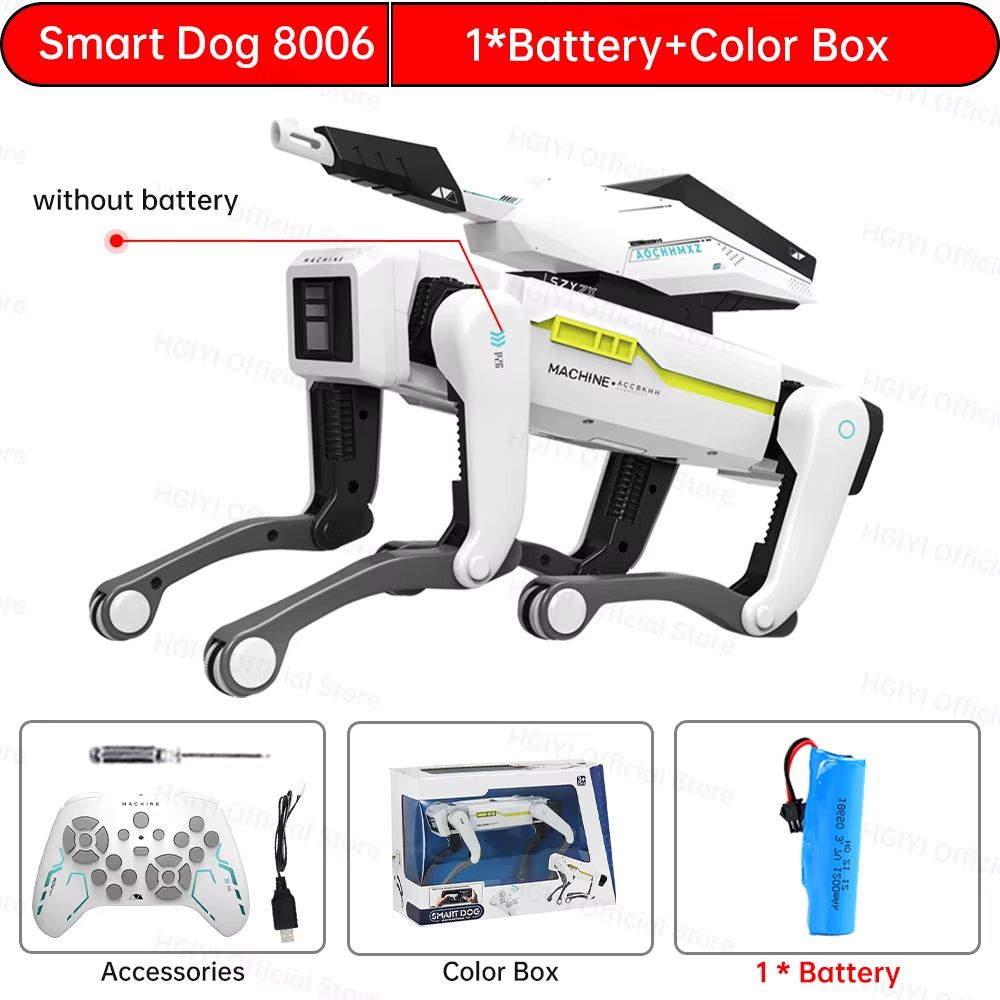 Teeggi Electric RC Robot Dog – Intelligent Remote Control Bionic Pet & Educational Smart Toy
