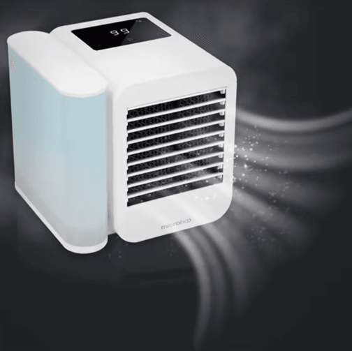 Microhoo Mini Air Conditioner – Portable Air Cooler with Humidifier & Aromatherapy Diffuser