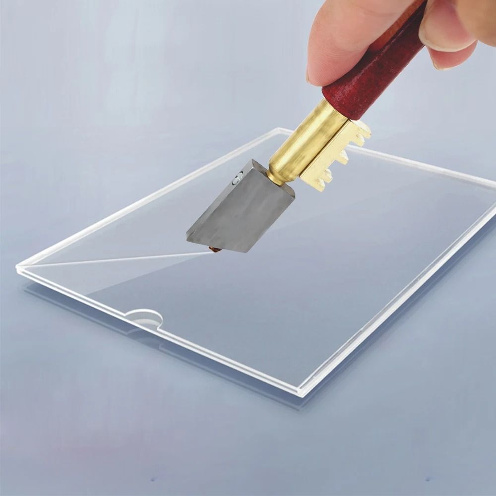 17 mm Diamond Glass Cutter Portable Single Wheel Glass Cutting Tool