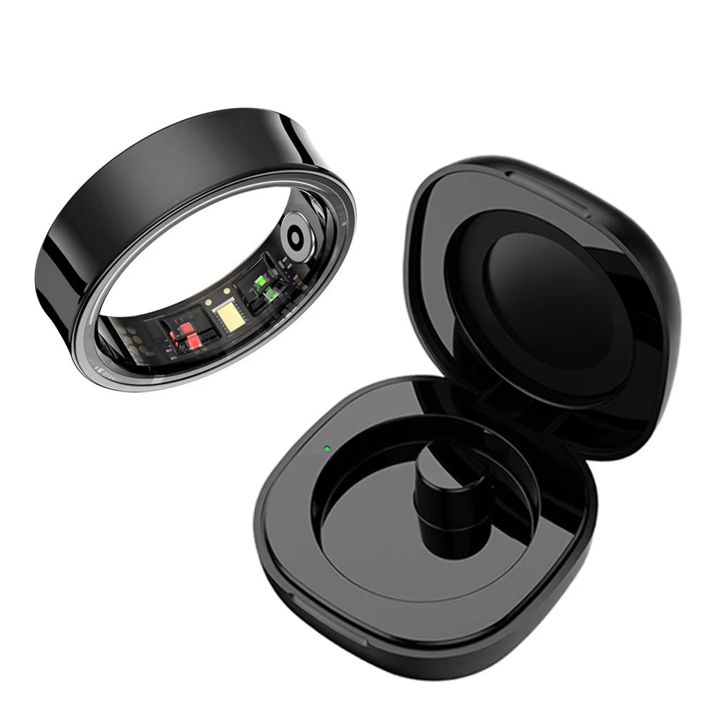 R09 Smart Health Ring with Skin Temperature Tracking and 5ATM Waterproof Design