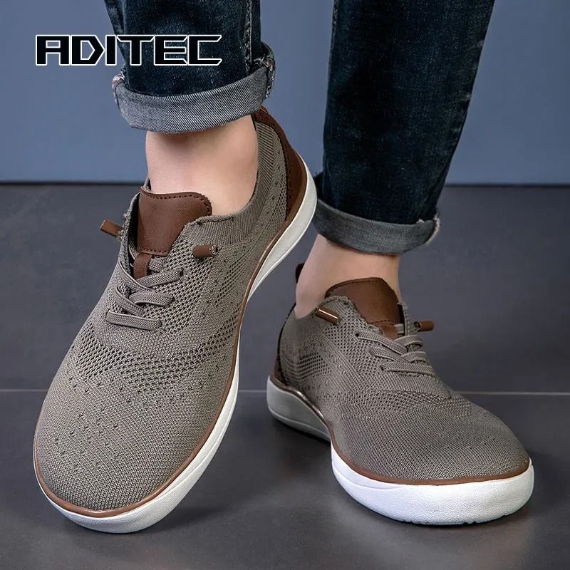Men Wide Casual Shoes Large Size Soft Lightweight Walking Sneakers