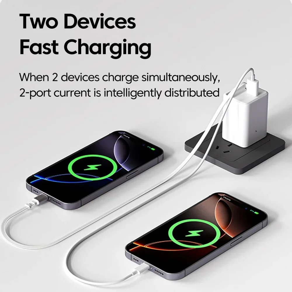 Retractable Cable USB C Fast Charger Quick Phone Adapter