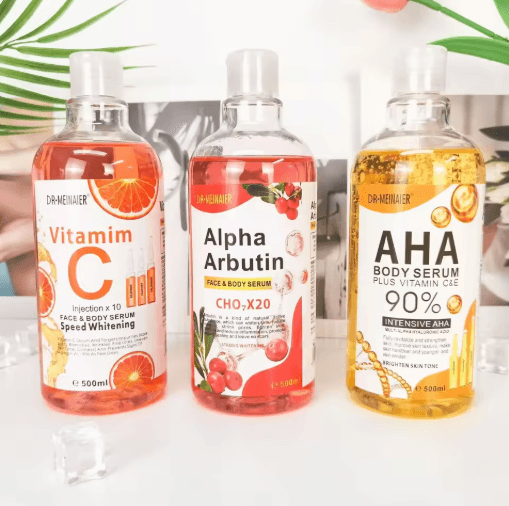500ML Hyaluronic Acid Brightening Serum – Advanced hyaluronic acid serum with Niacinamide, Vitamin C & AHA