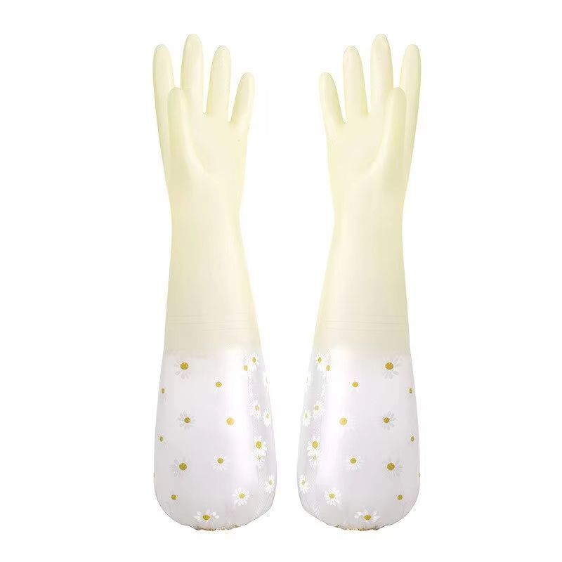 Waterproof Household Latex Cleaning Gloves – Durable Kitchen & Laundry Protection