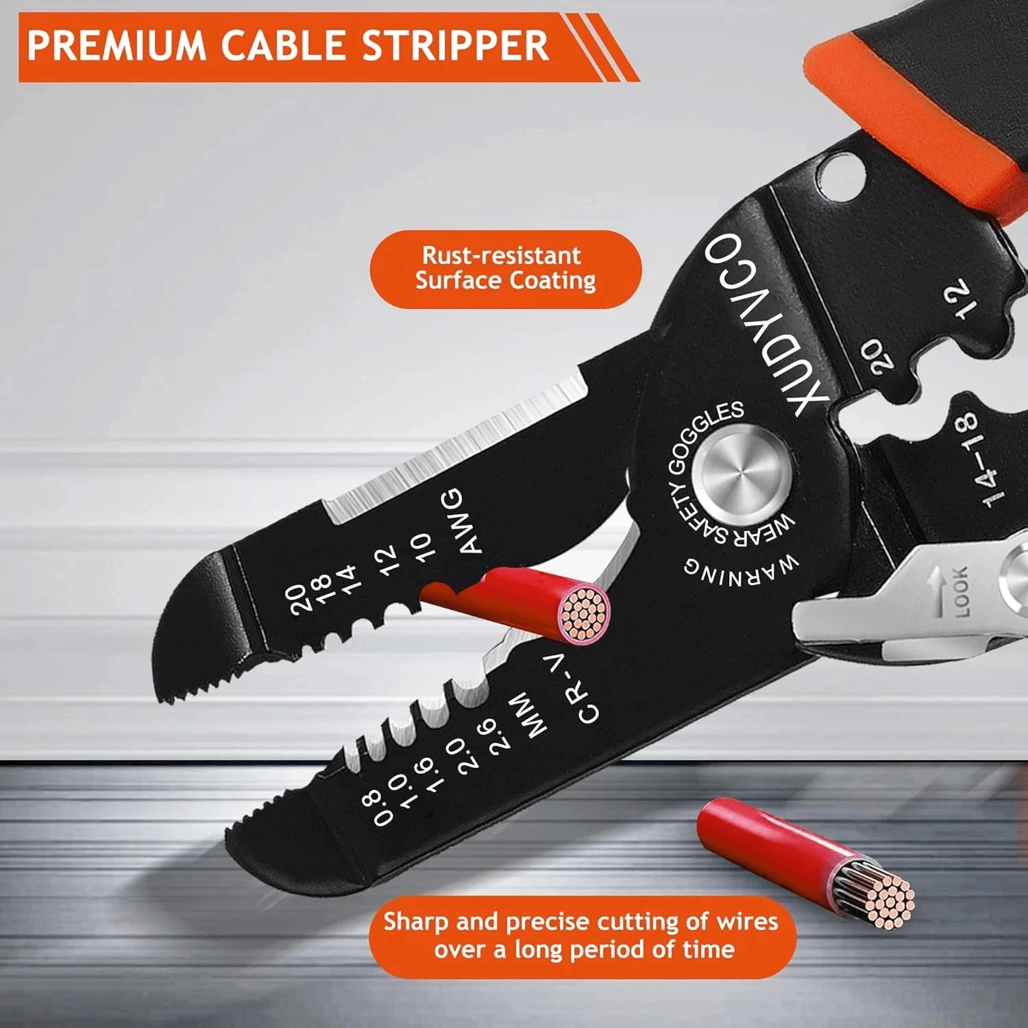 Crimper Cutter, Wire Strippers Pliers Tool AWG Electric Wire