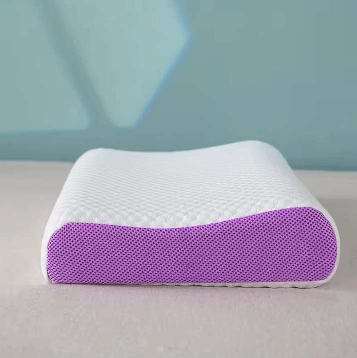 Breathable Air Layer TPE Pillow – Zero Pressure Cervical Neck Support Pillow (20.47 by 13.78 in)