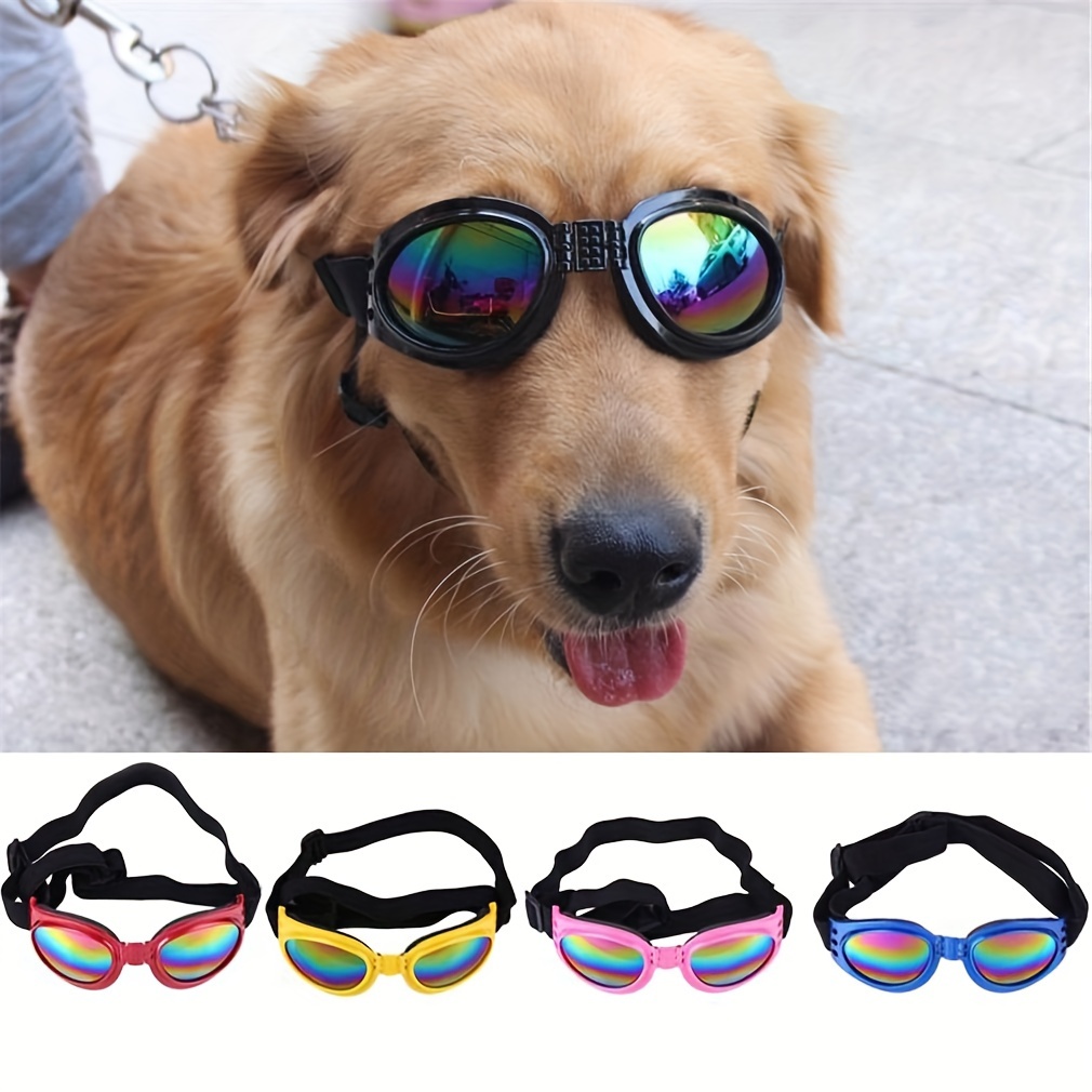 Multi-Color Foldable Pet Dog Sunglasses Protecting Eyes from Sunshine