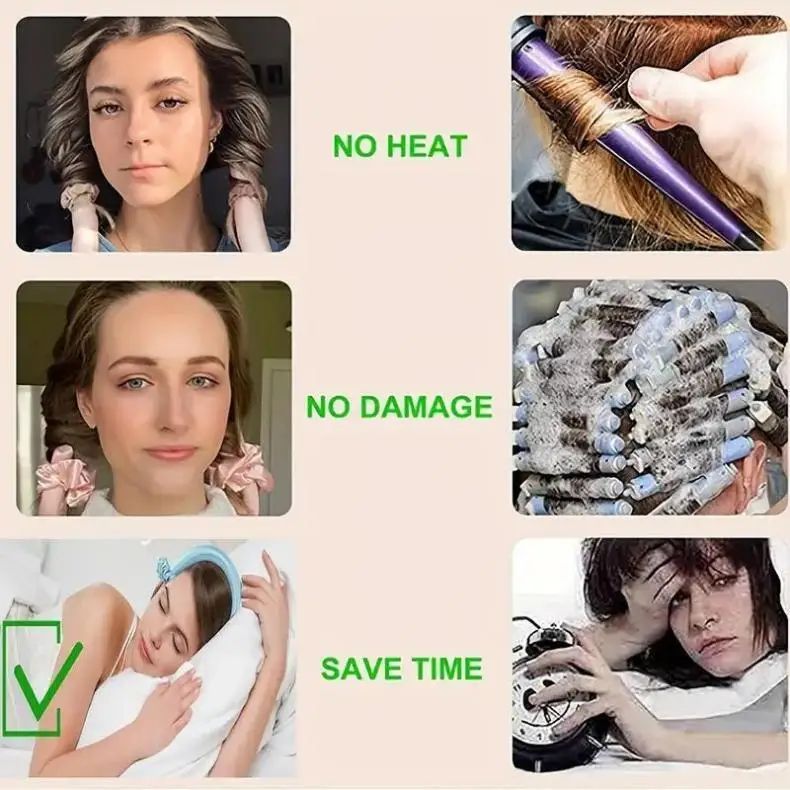 Heatless Curling Headband Hair Curler