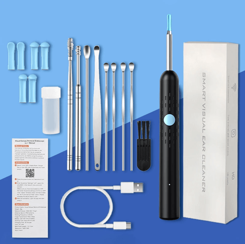 Smart Visual Ear Cleaner with 1080P Camera and LED Lights