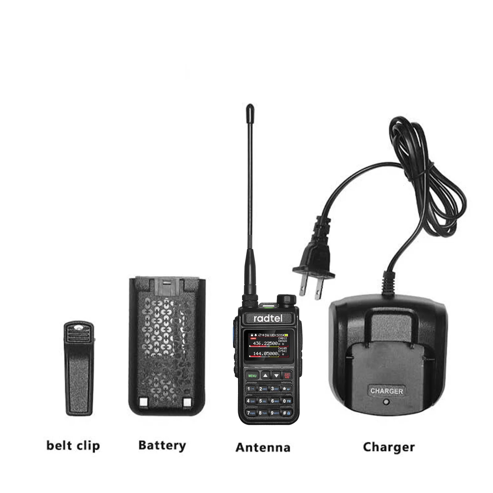 Radtel RT Full Band Ham Radio Handheld Channel Walkie Talkie & Air Band Scanner