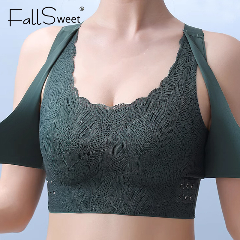 Push Up Bra for Women, Seamless Sport Bras, Comfort Without Underwire, Sexy Cross Back Bralette, Brassiere Femme