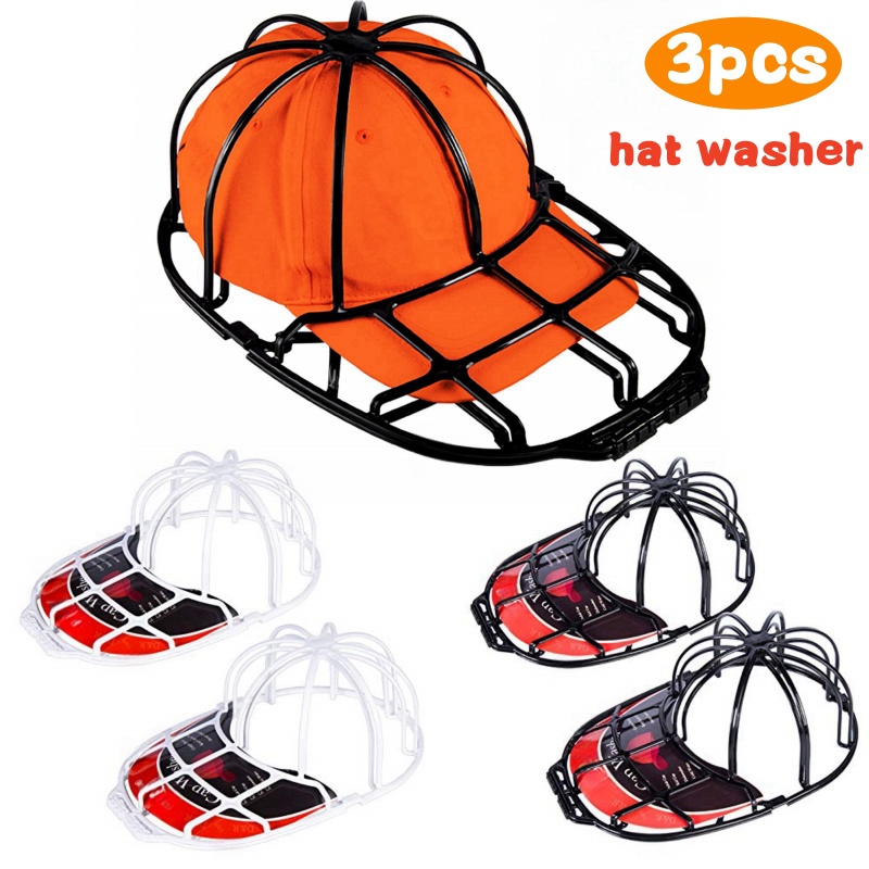 Baseball Cap Washer, Hat Cleaner Cage Holder Frame for Washing Machine, Anti-Deformation Cap Protector Rack