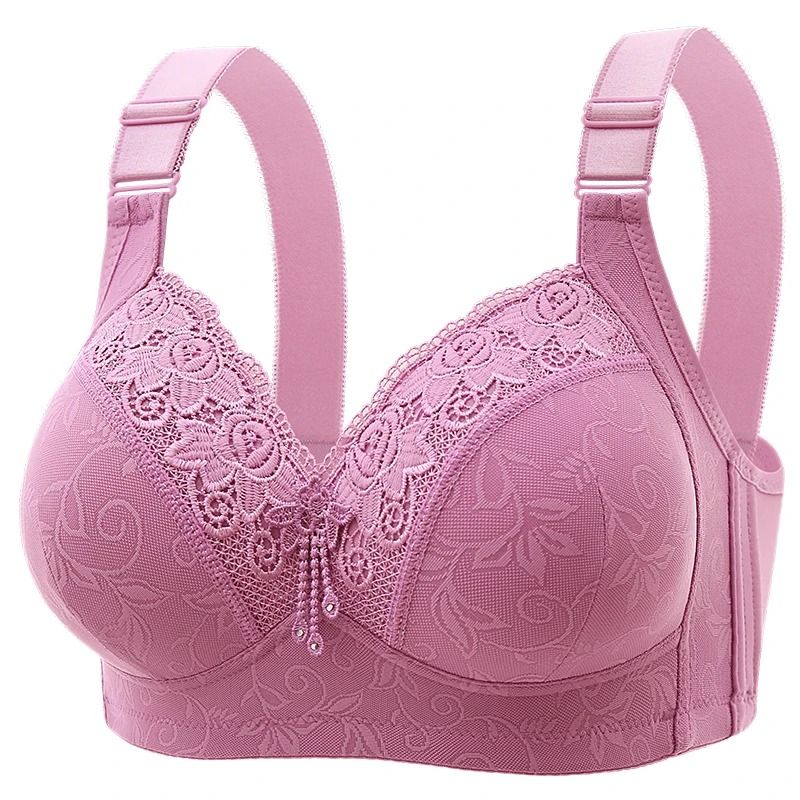 Women's Ultra-Thin Lace Perspective Bralette - Elegant Deep V Lingerie
