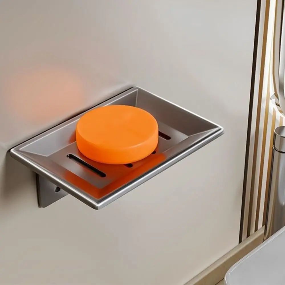 No Drill Metal Wall Mounted Soap Holder