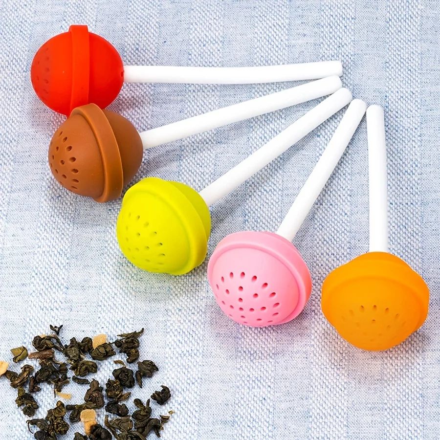 Silicone Lollipop Tea Infuser Strainer