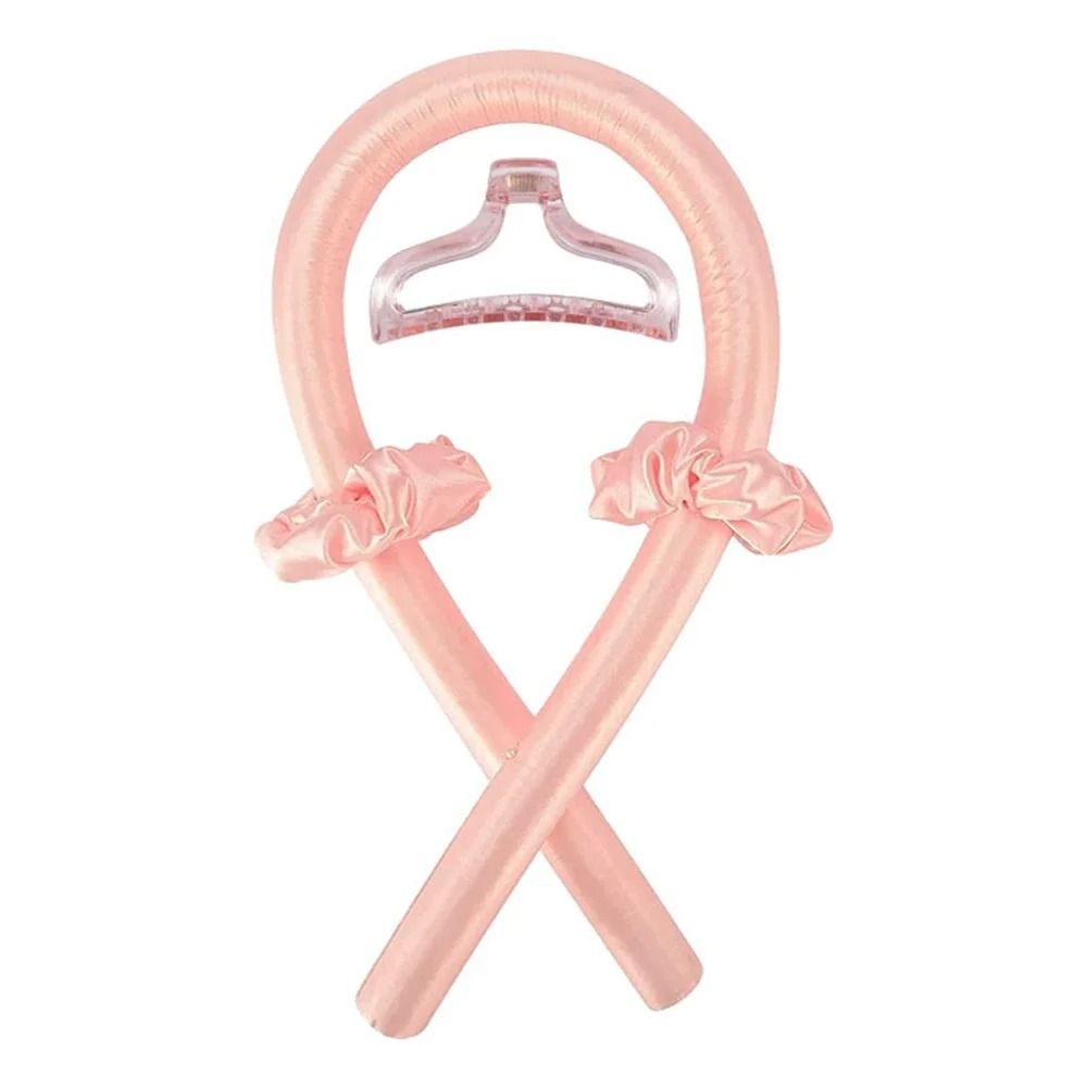 Heatless Curling Rod Headband No Heat Hair Curlers Silk Ribbon Overnight Curlers
