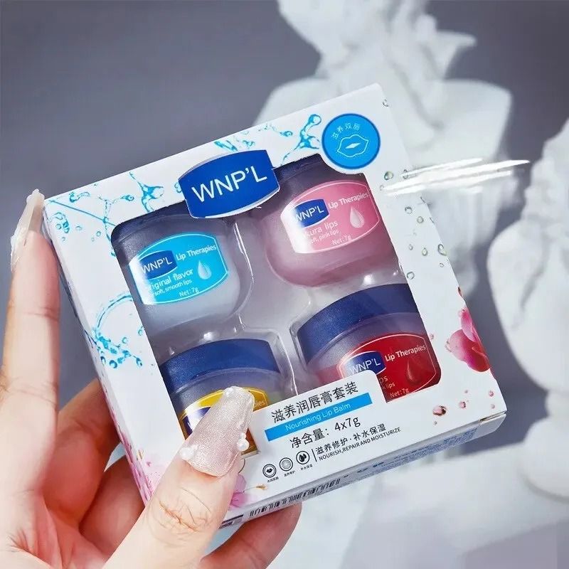 Moisturizing Jelly Lip Balm Set – Natural Plant-Based Care