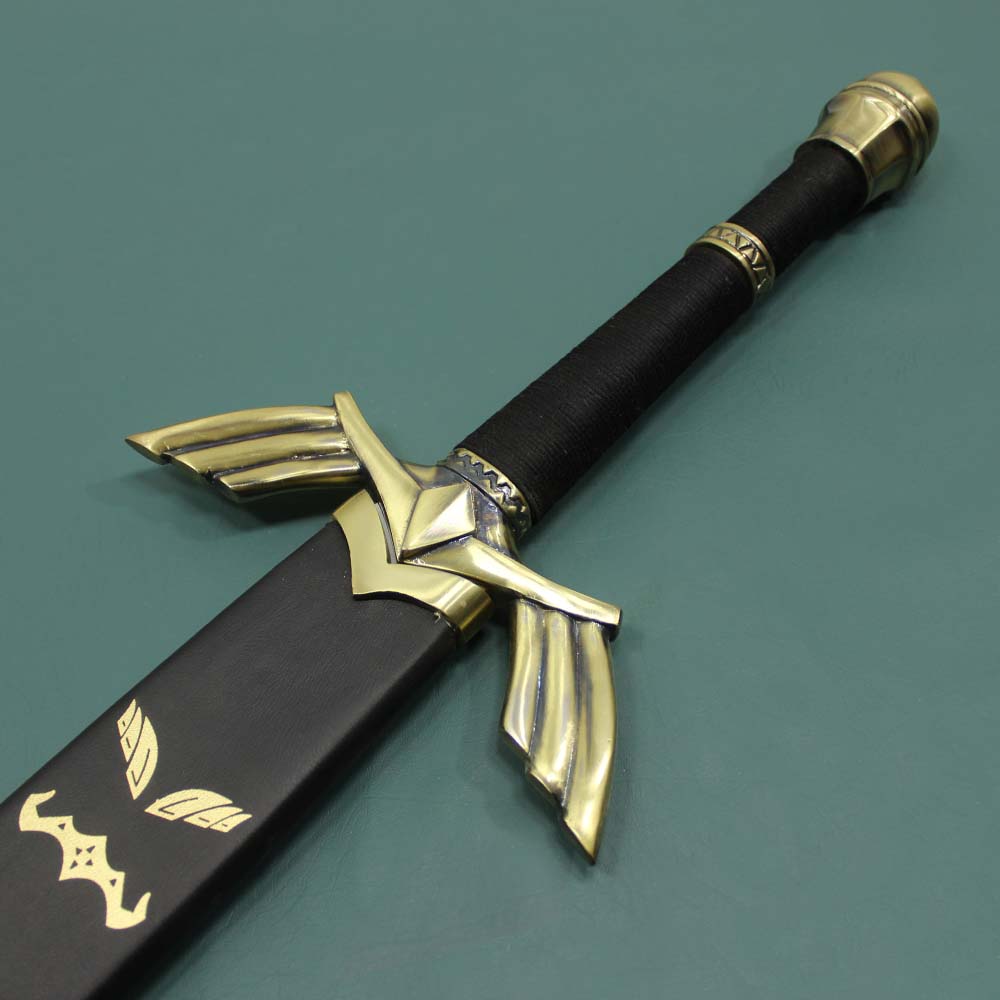 LEGEND OF ZELDA MASTER SWORD OF DARK LINK IN LEATHER REPLICA SWORD