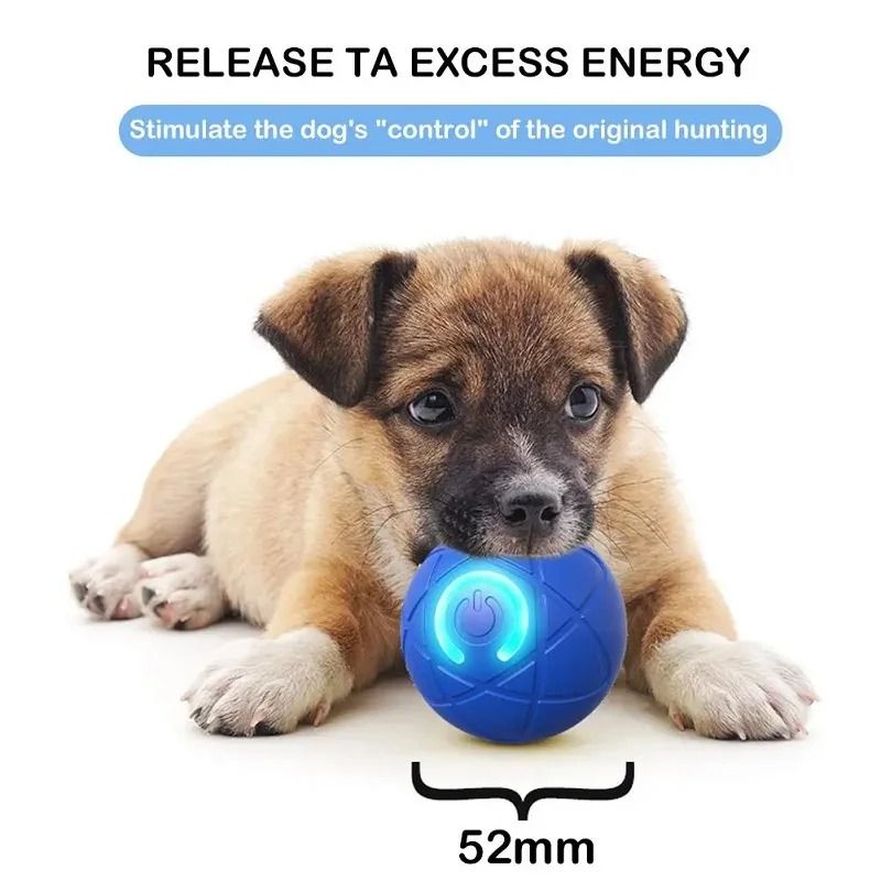 Interactive Automatic Rolling Dog Toy Ball Rechargeable Pet Play Ball