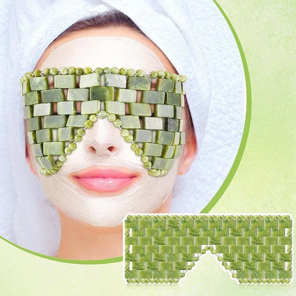 Cooling Jade Eye Mask Sleep Massager