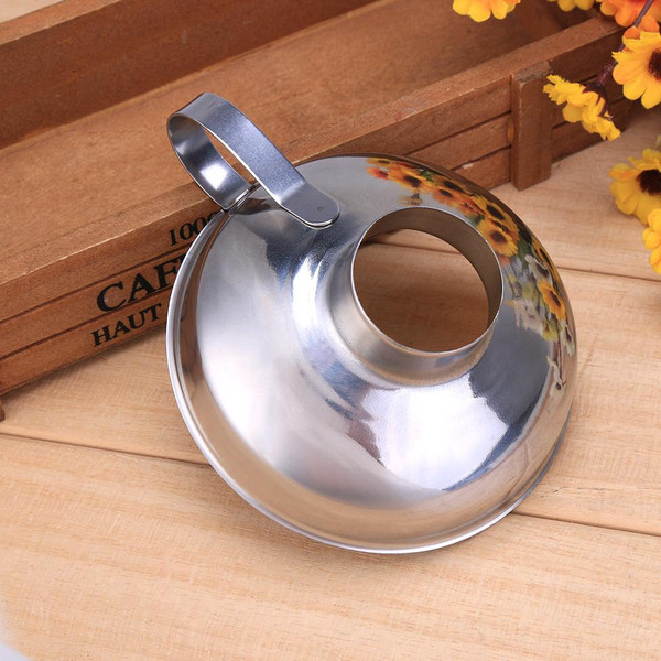 Wide Mouth Stainless Steel Canning Funnel