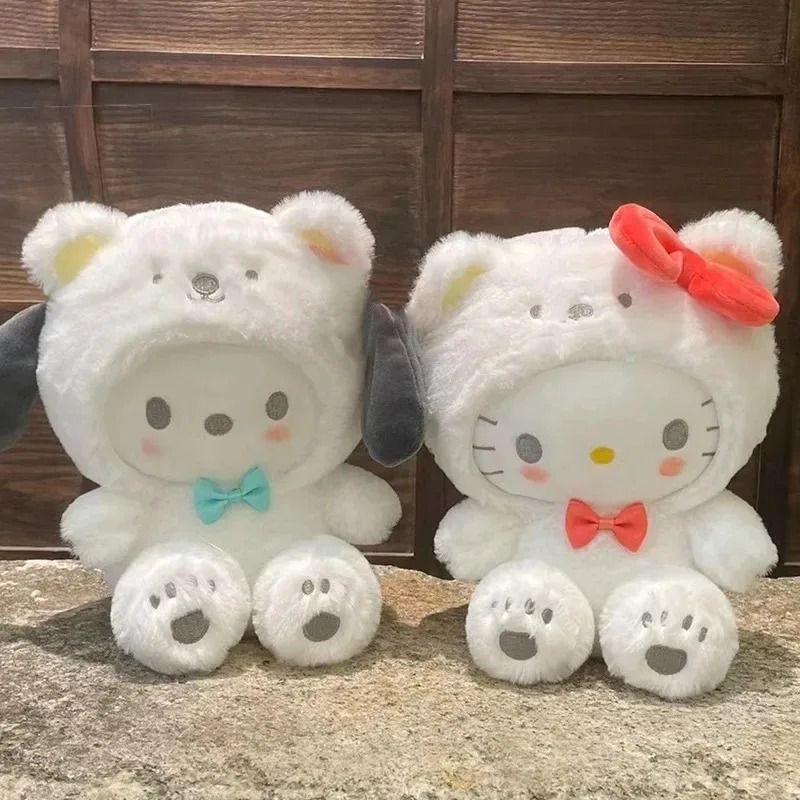 Sanrio Plushies Hello Kitty Cinnamonroll Kuromi Pochacco Stuffed Plush Doll 25 cm
