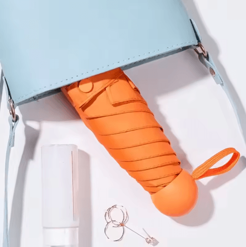 Capsule Mini Travel Umbrella Ultra Light compact travel umbrella with UV Protection