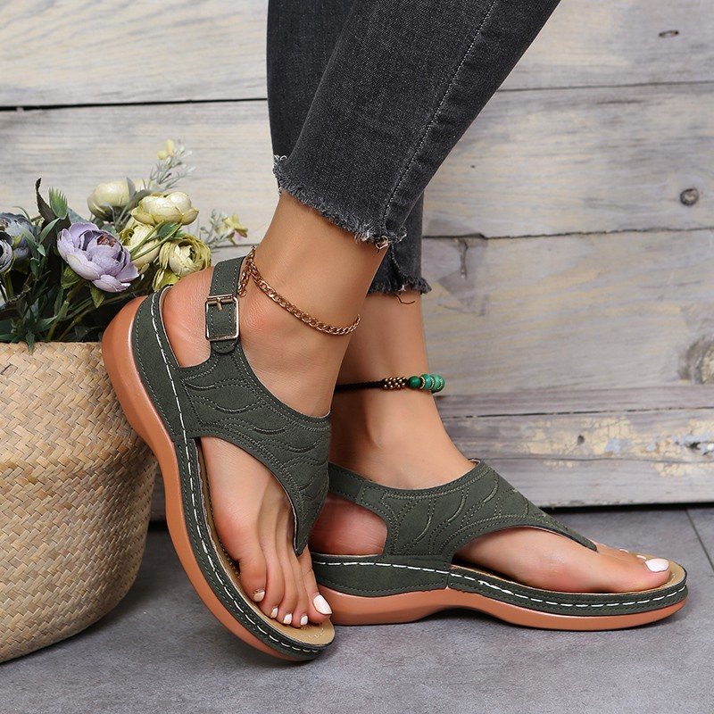 Women's Comfort Sandals with Arch Support and Non Slip Sole