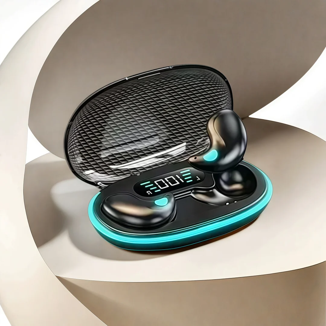Wireless Sleeping Earbuds Mini Bluetooth TWS Headphones with Mic Waterproof HD Call Quality