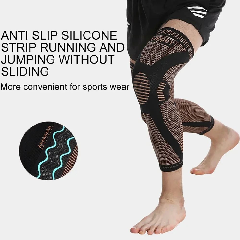 Copper Infused Full Leg Compression Sleeves