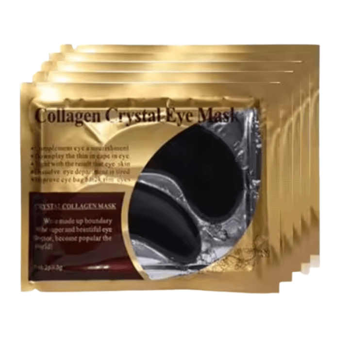 Gold Collagen Crystal Eye Mask (20 pcs / 10 Pairs) | Firming & Moisturizing Nourishing Under-Eye Skincare Patches